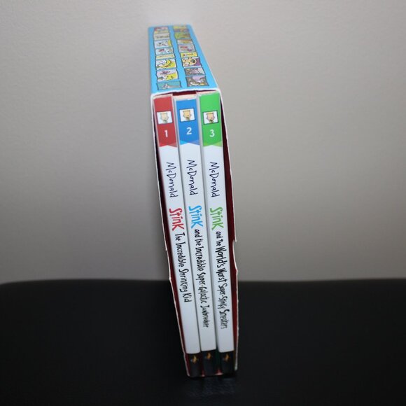 FREE*❤️Stink: The Super-Incredible Collection: Books 1-3 Megan McDonald box set - Picture 5 of 5